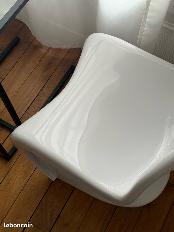 Chaise Panton blanc vernis - lot de 4 (image 5)