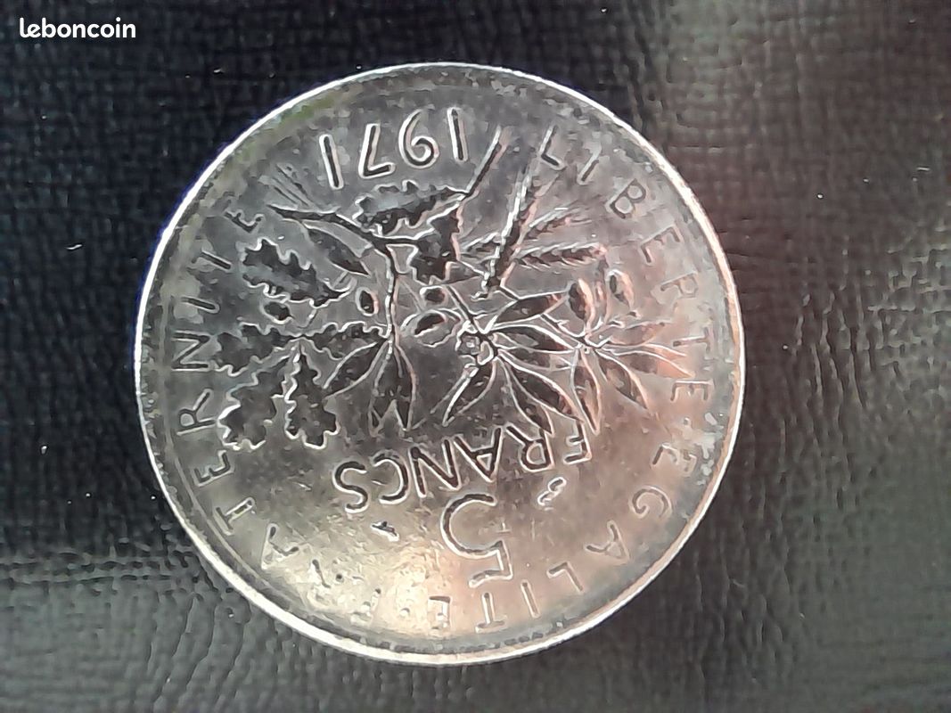 MONACO Piéfort Argent de 5 francs 1971 Paris fwo_384012 World coins