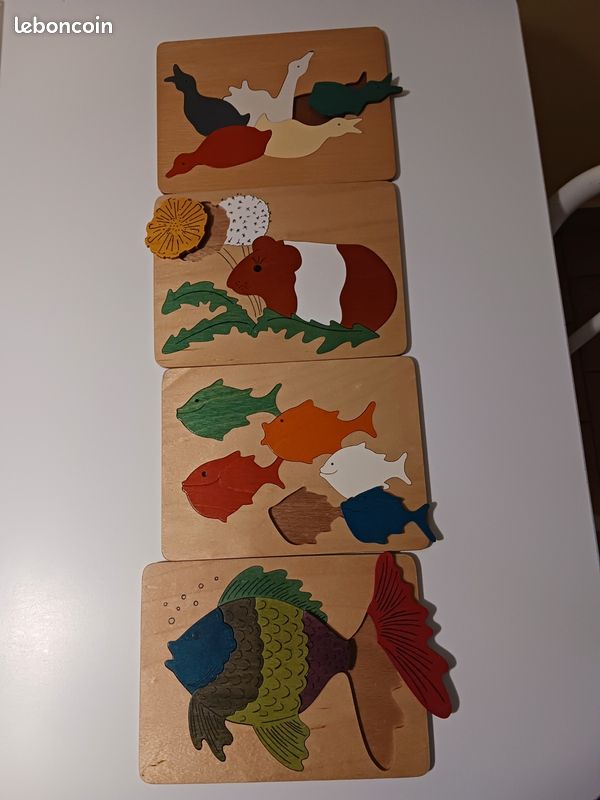 Quatre puzzles en bois (image 2)