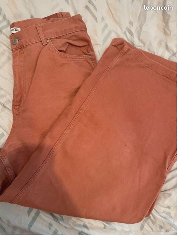 Jeans wide taille haute (image 2)