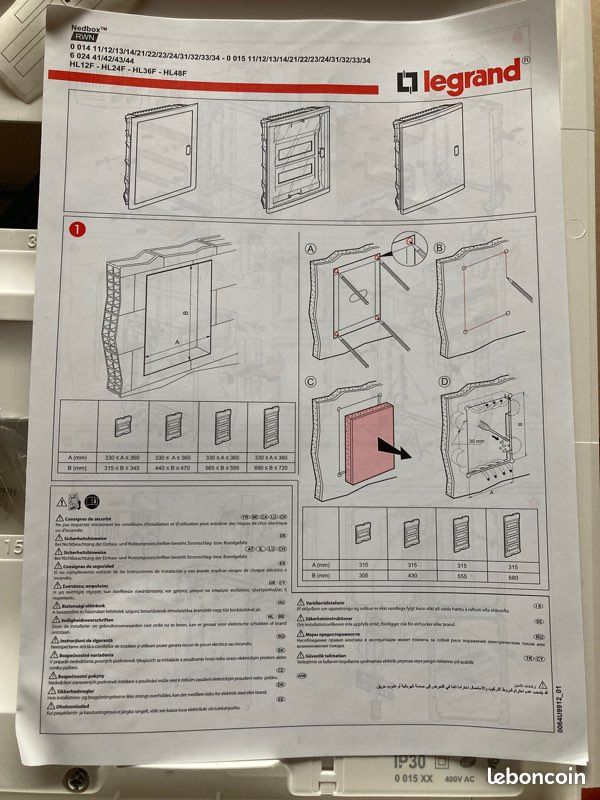 Tableau électrique Legrand neuf (image 3)