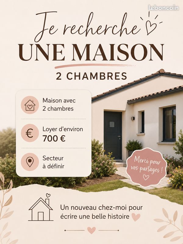 Maison 3 pièces 50 m² · à Haubourdin · 50 m² · 741 €/mois
