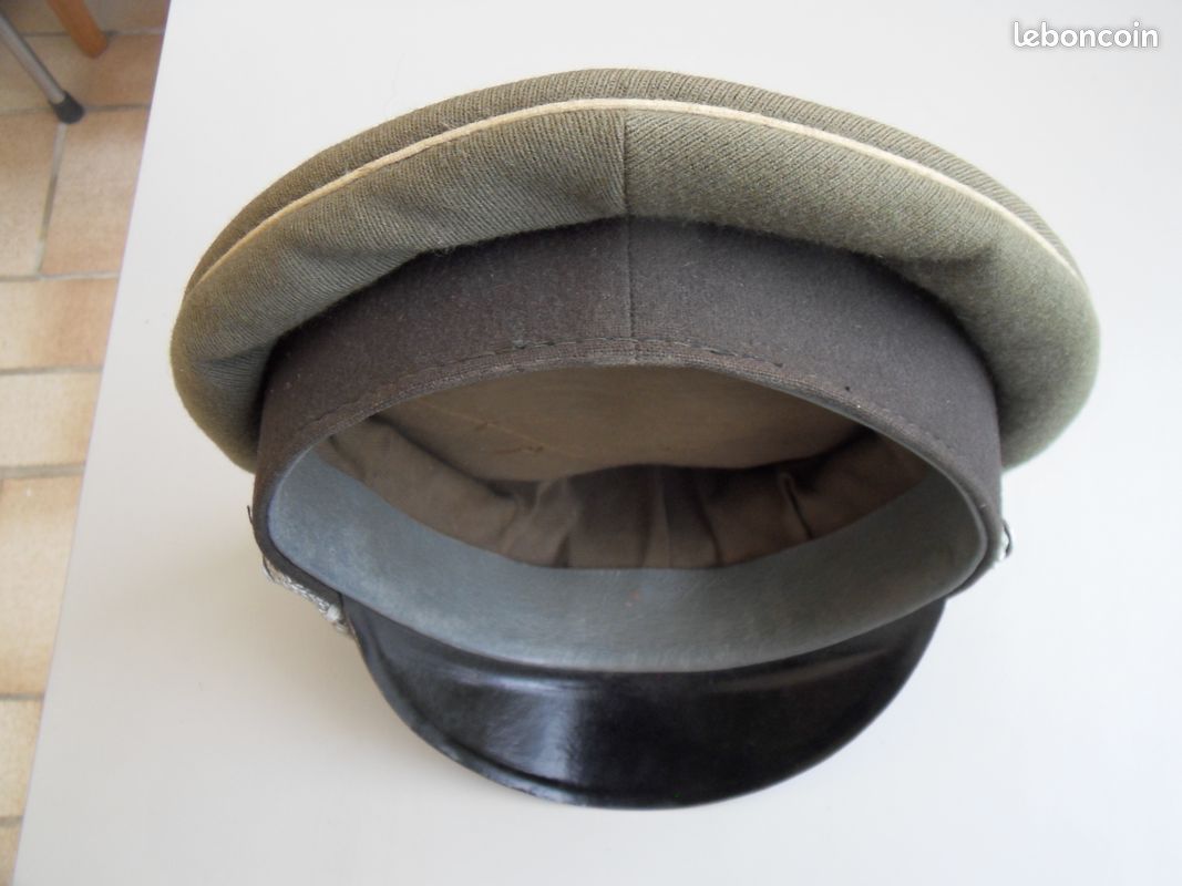 Casquette De Général/admiral De La Marine RDA (Allemagne De L'Est) - Reproduction NVA - Occasion - Pour Collection Ou Reconstitution