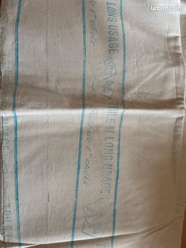 2 coupons de toile ancienne neufs (image 2)
