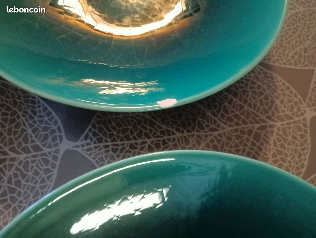 Annonce réservée à "Mercredi" Assiettes creuses en faïence de Charolles - Lot de 12 pièces (image 14)