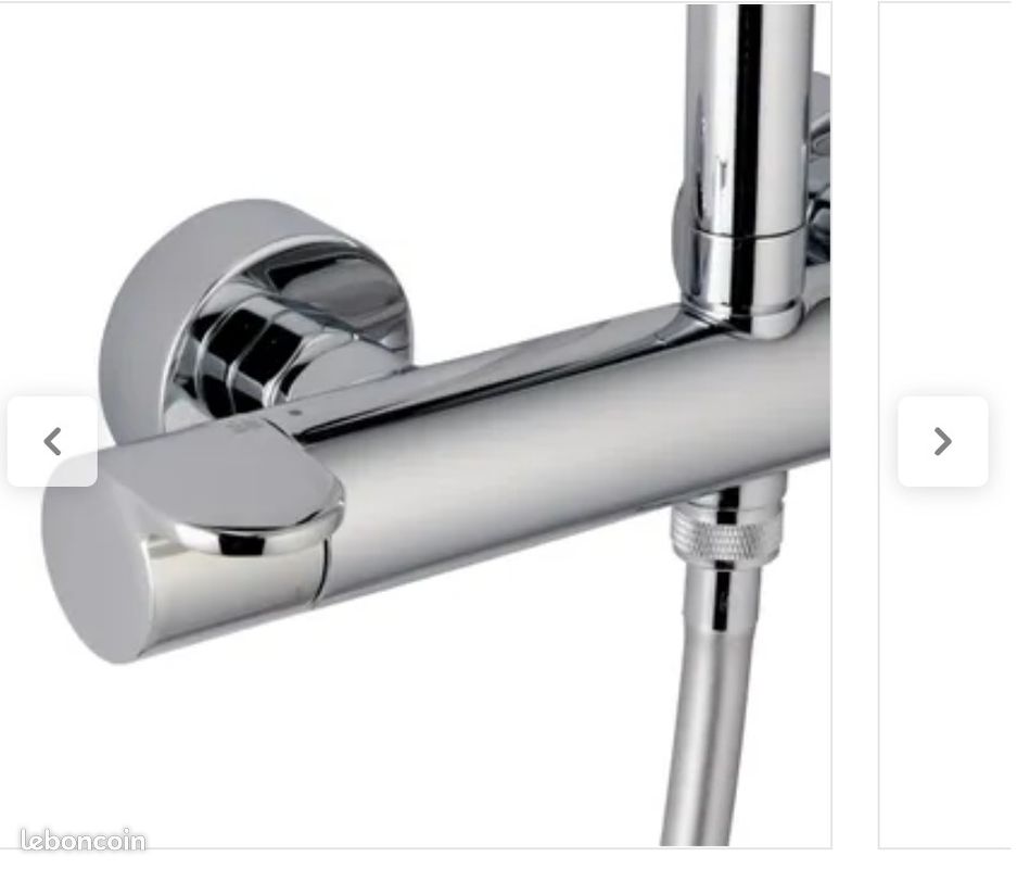 Colonne de douche Sensea Icône chrome thermostatique neuf (image 5)