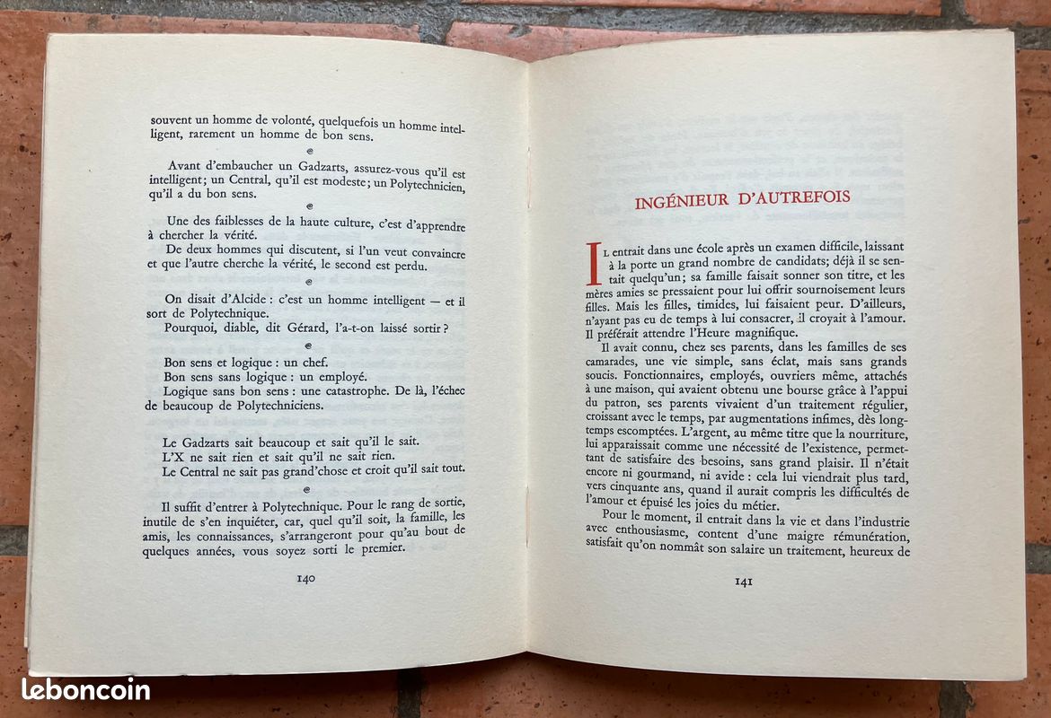 Propos de O. L. Barenton – Auguste Detœuf – humour & aphorismes – 1956 – très bon état (image 12)