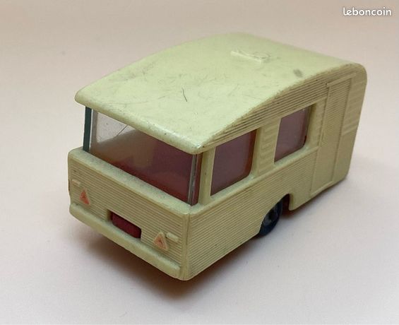 Caravane Majorette 1/65 – Sterckeman Lovely – Blanc – Neuf D'époque 1970 – Rare