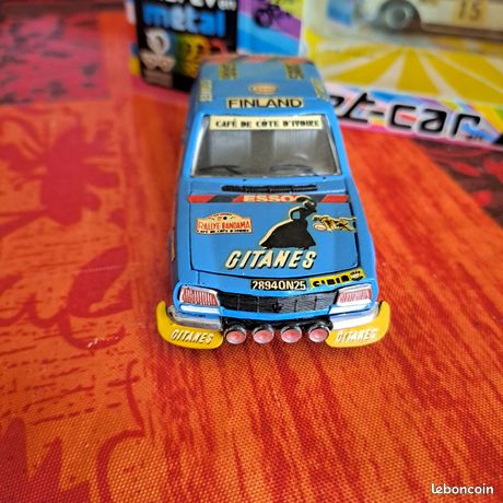 PEUGEOT 504 - BANDAMA RALLYE 1975 - MIKKOLA - TODT- SOLIDO KIT 1:43
