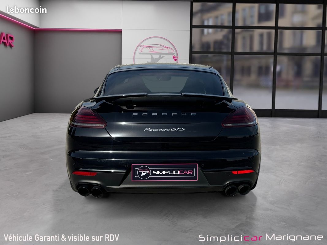 Porsche panamera gts v8 4.8 440 pdk garantie porsche approved possible/pack chrono/pack carbone/sport design/toit ouvrant (image 7)