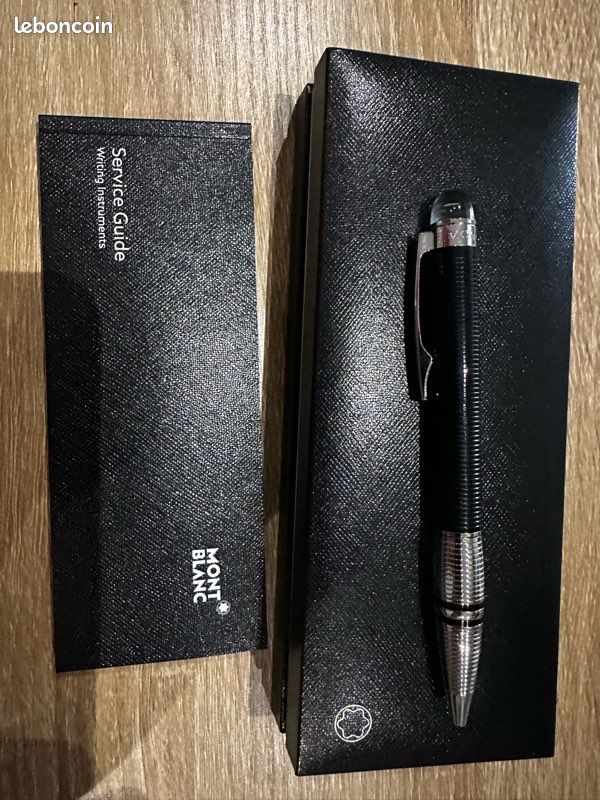 Stylo bille mont blanc starwalker doué platinium rare montblanc (image 3)