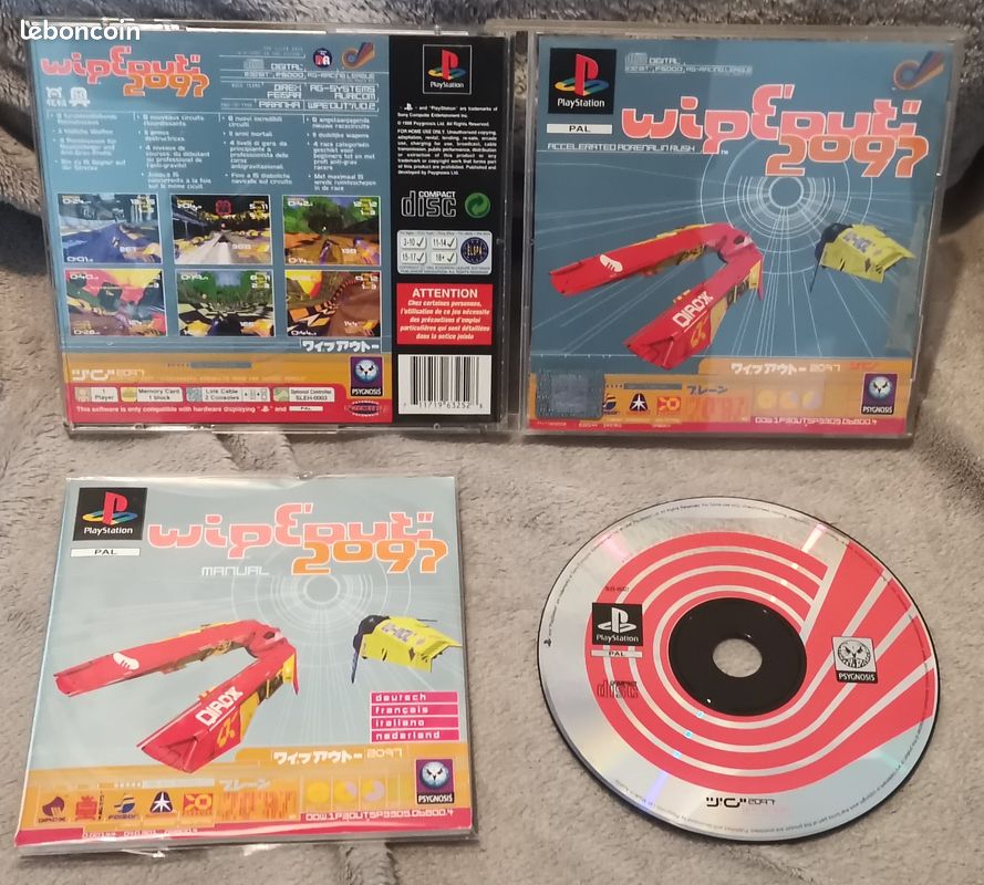Wip3out (Wipeout 3) Sur PS1 – Complet, PAL, Français