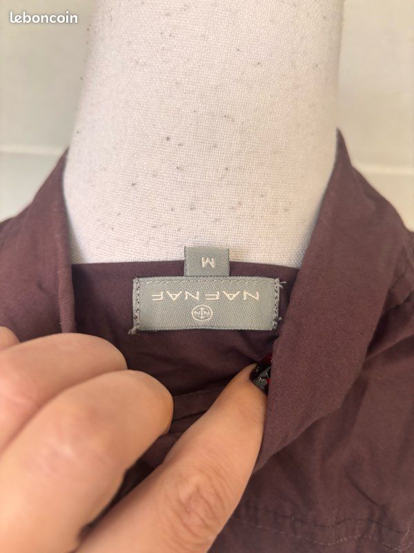 Taille M – Veste prune boutonnée Naf Naf (image 4)