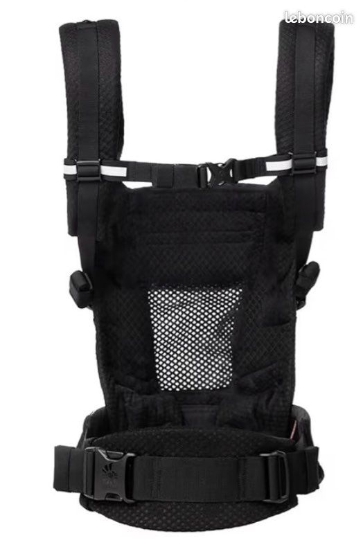 Porte bébé ergobaby: Ergobaby Adapt Baby Carrier for Newborns from Birth, Ergonomic 3 Position SoftFlex Mesh Baby Carrier for Belly and Back Carrier, Onyx Black (image 3)