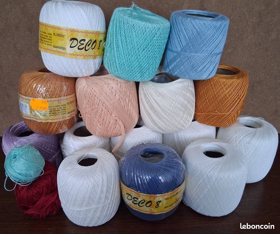 MERCERIE ANCIENNE 12 bobines de fil ALSA 40 DMC EUR 25,00 - FR