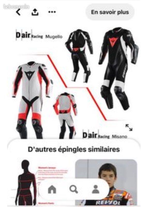 Combinaison Dainese Mugello Airbag Suzuki Équipement moto