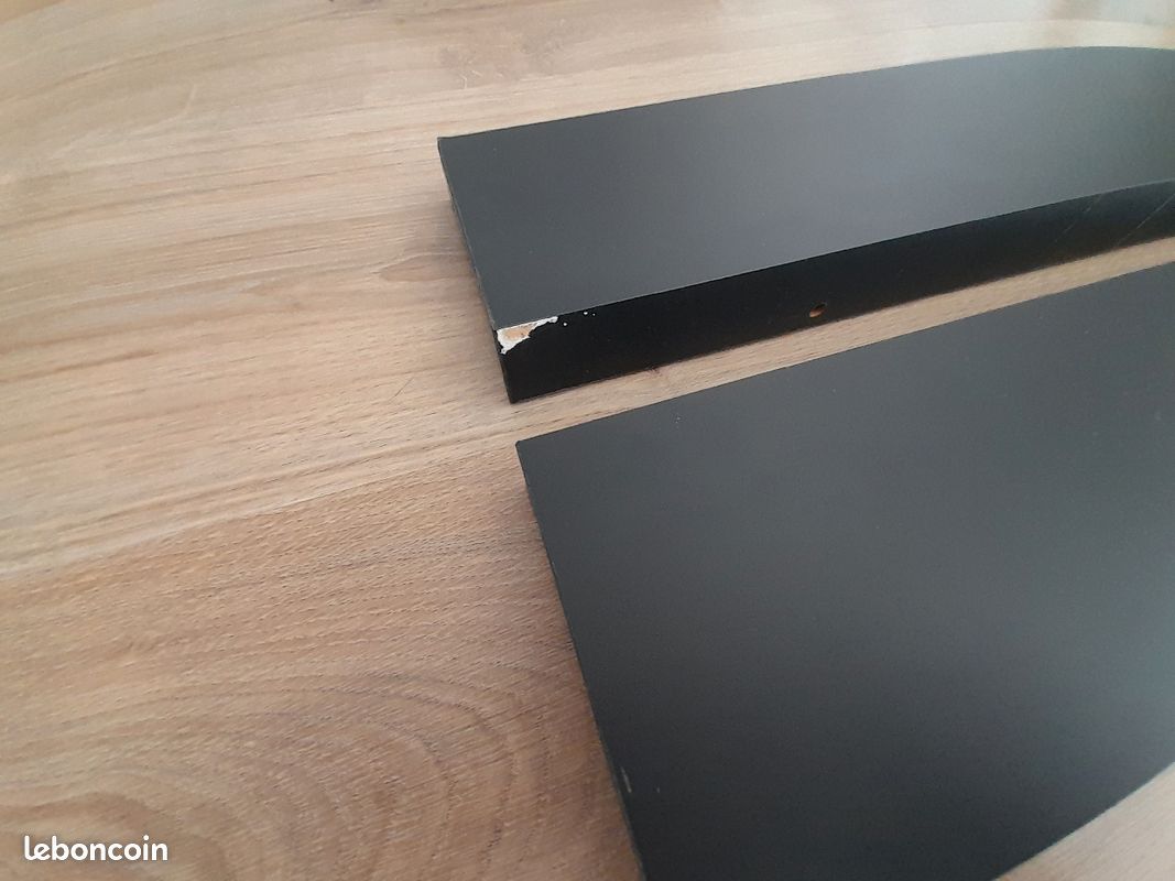 Lot de 2 étagères noires (image 5)