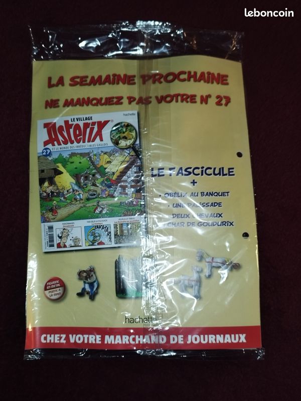 Astérix Hachette - Le Village d'Astérix - N° 26 goupurix + son char neuf (image 2)
