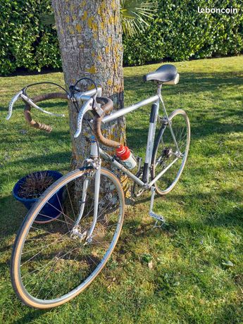 Vélo De Ville Vintage Rochet - Cadre Acier Vert - 28 Pouces - 3 Vitesses - Femme