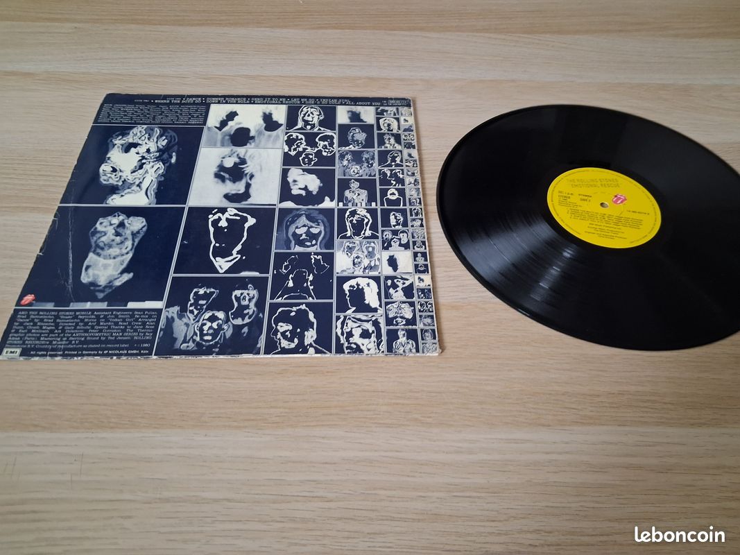 33 Tours The Rolling Stones – Emotional Rescue / 1980 Pop Rock (image 2)