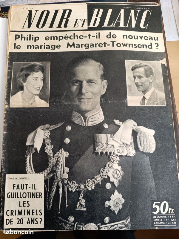 (A62)- Lot de 8 magazines anciens "Noir et Blanc"de 1958: numéros 683, 686, 688, 689, 707, 710, 712 et 713 (image 1)