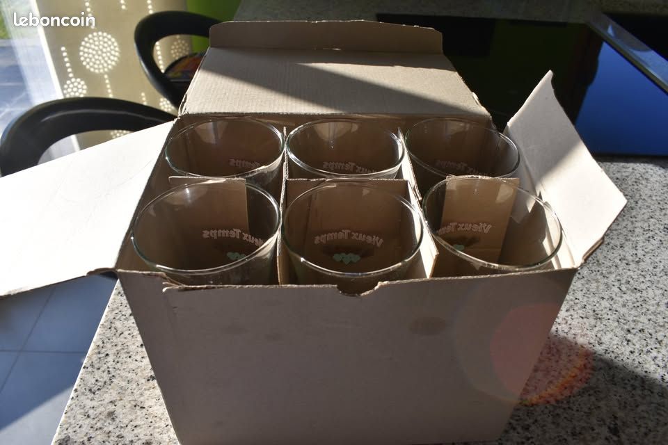 6 verres neufs "Vieux temps" (image 4)