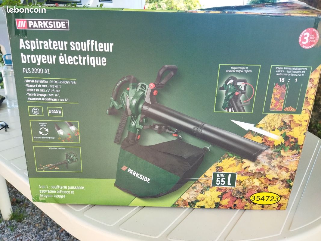 Aspirateur souffleur broyeur électrique (image 1)