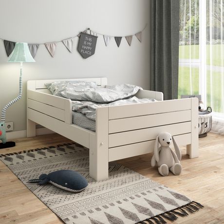 Alfred & Compagnie Lit superposé Triple 90x200 Léopold Blanc