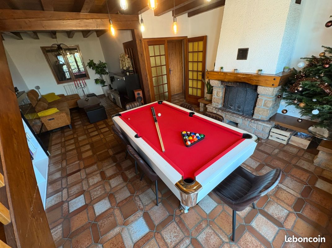 Color Baby Table De Billard Américain 121 Cm – Bois, Pieds Pliables, 21 Pièces, Dès 5 Ans