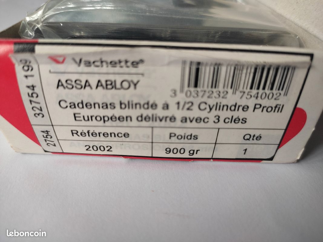 Cadenas monobloc Vachette neuf (image 2)
