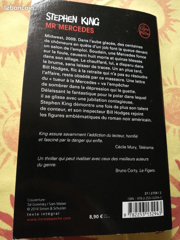 Stephen king MR Mercedes édition 2014 (image 2)