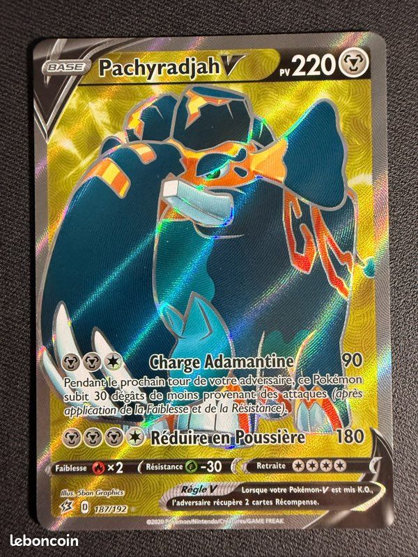 Duo cartes Full Art Pachyradjah Clash des Rebelles (image 2)