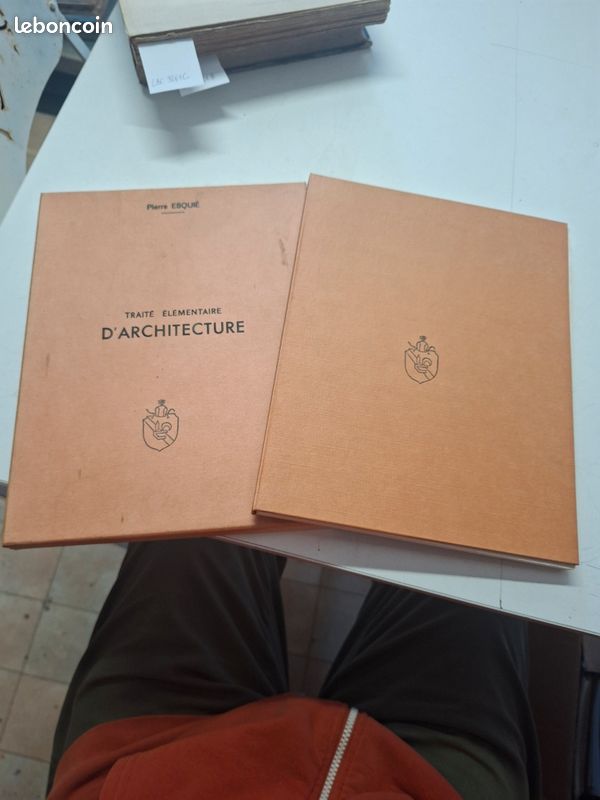 3261D: Pierre Esquie Traite Elementaire D Architecture 76 Planches Portfolio Complet (image 2)