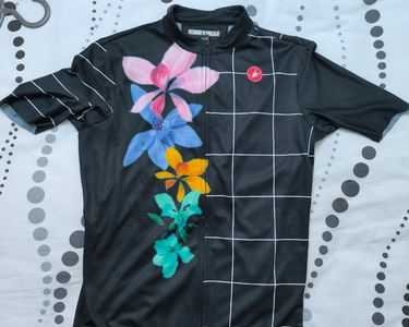 Maillots Vélo Route Maillot Vélo Manches Courtes Femme Castelli Aero Pro W 2022 S Tricolore
