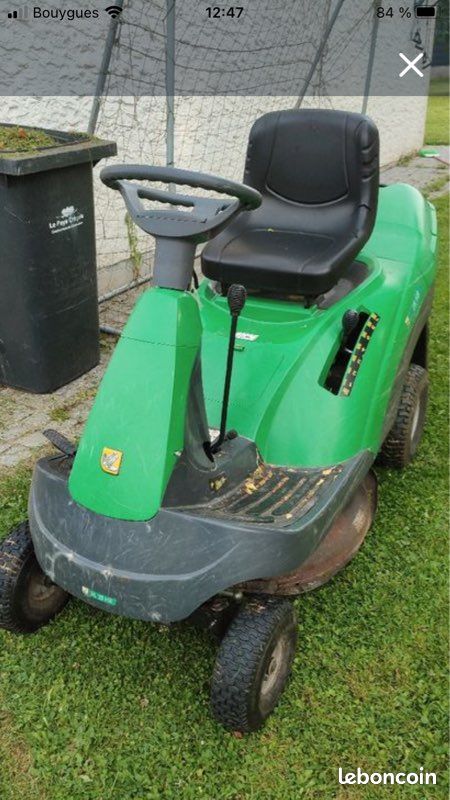 Tracteur tondeuse thermique (image 1)