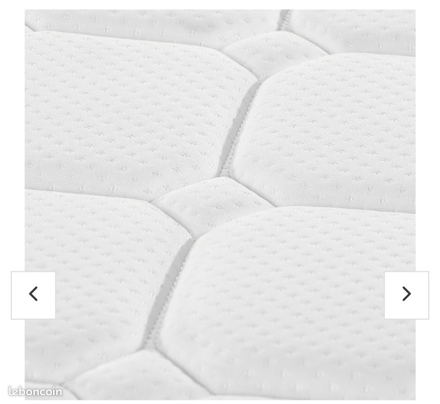 Matelas ressorts 140x190 + sommier offert (image 3)