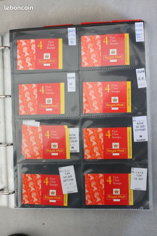 29 Carnets de timbres de GB (page 5 à 8) (image 4)