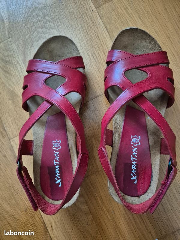 Nu-pieds rouge taille 35 Chaussures - Main Image