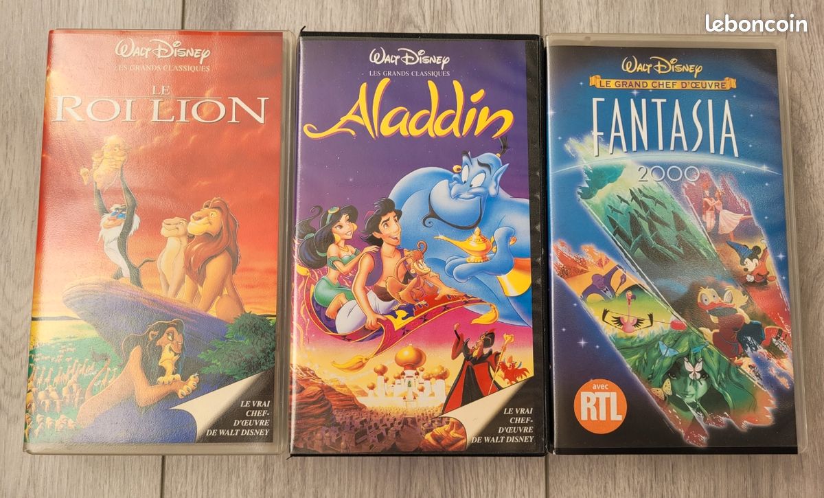 3 VHS disney (image 1)