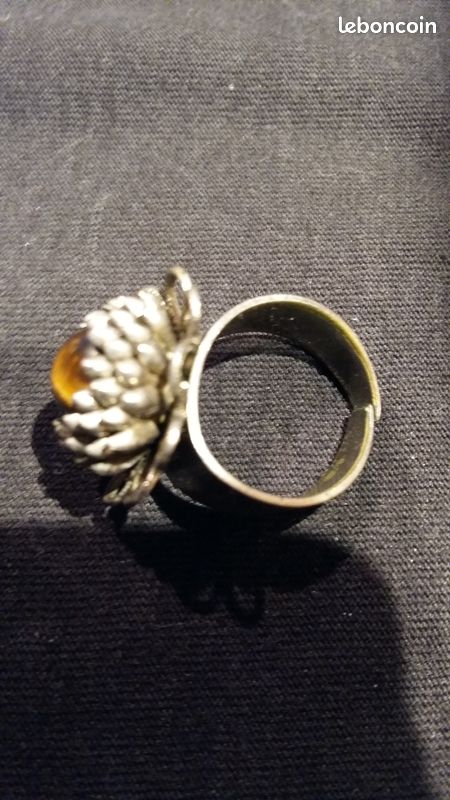 Bague oeil du trigre (règlable) (image 3)