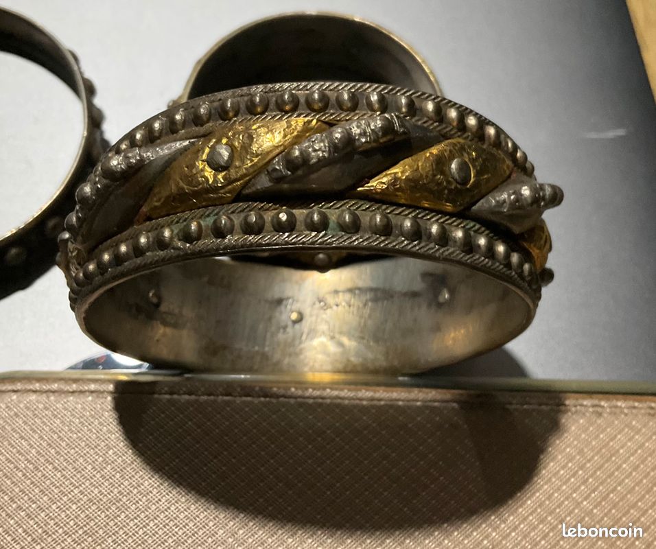 Bracelet En Argent Début 1900 - Occasion Vintage - Bijou Ancien