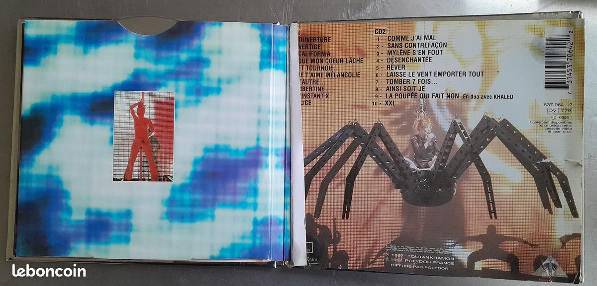 COMPIL 2 CD MUSICAL -Mylène Farmer – Live À Bercy 1997 Occasion (image 6)