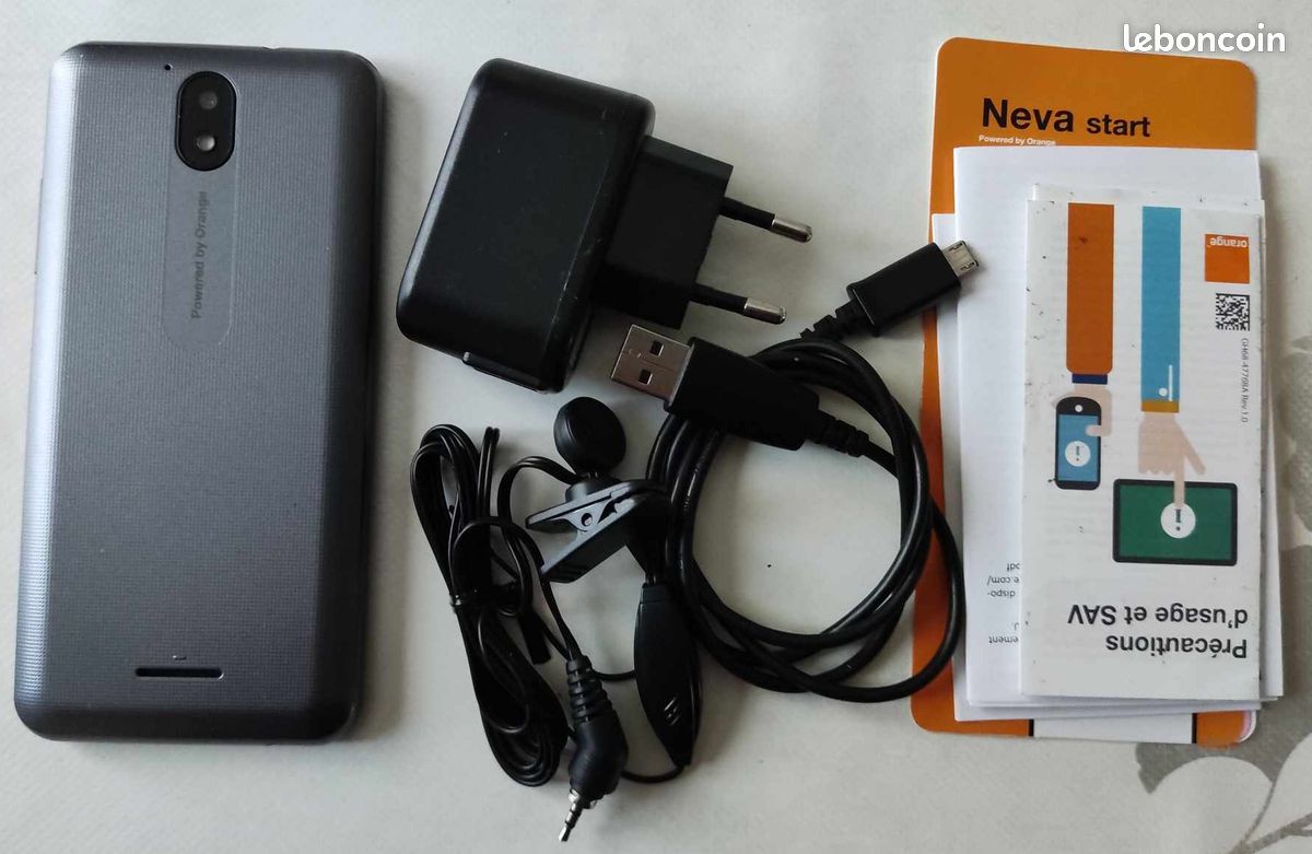 Coque Arrière Pour Téléphone Orange Neva Start Double SIM - Occasion Fonctionnelle