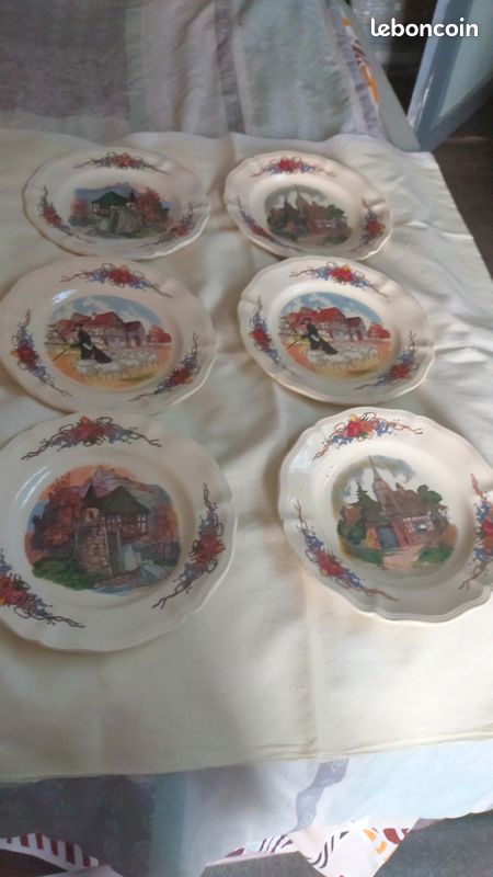 6 assiettes a dessert obernai (image 1)