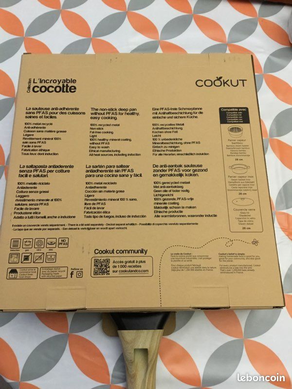 NEUF Cookut l’incroyable sauteuse 28cm coloris graphite (image 6)
