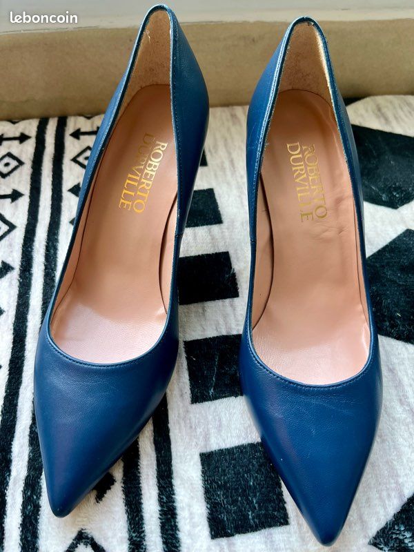 Toe Escarpin Roberto Durville Escarpin Cuir Roberto Durville