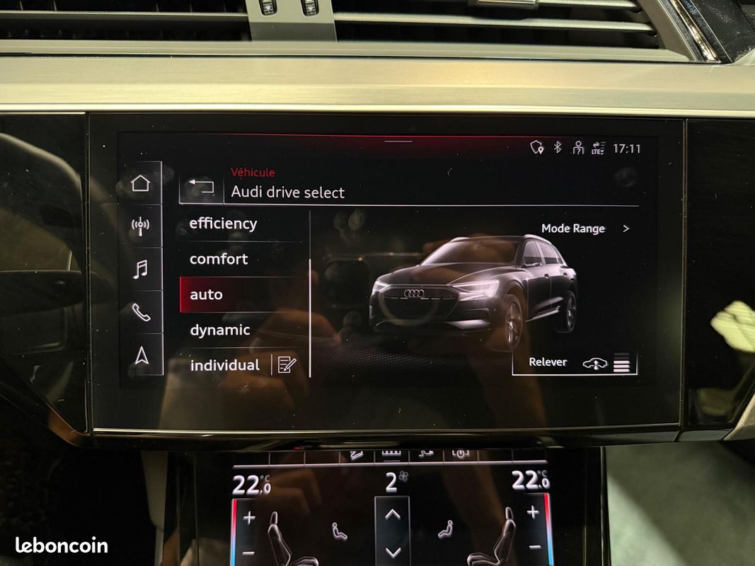 AUDI E-TRON 55 114KWH QUATTRO S LINE SIÈGES ÉLECTRIQUES CHAUFFANTS RÉGULATEUR ADAPTATIF CAMÉRa 360 (image 36)