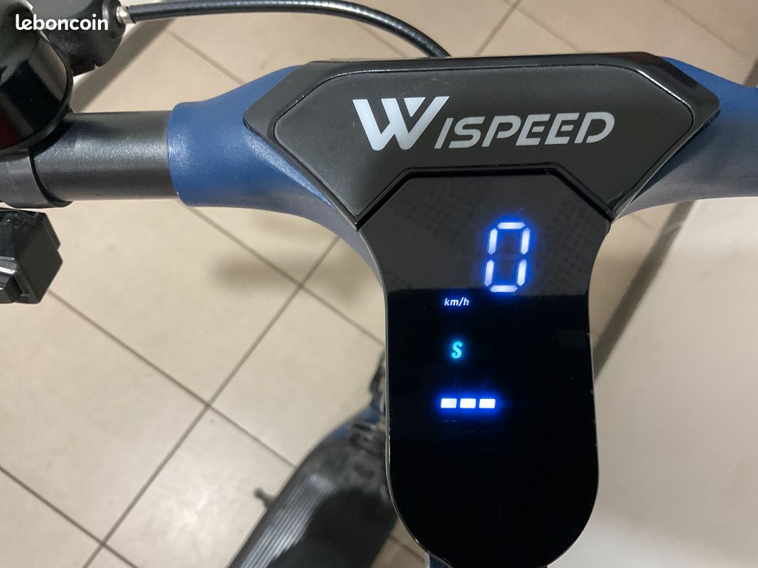 Trottinette électrique wispeed c10 -55 bleu (image 3)