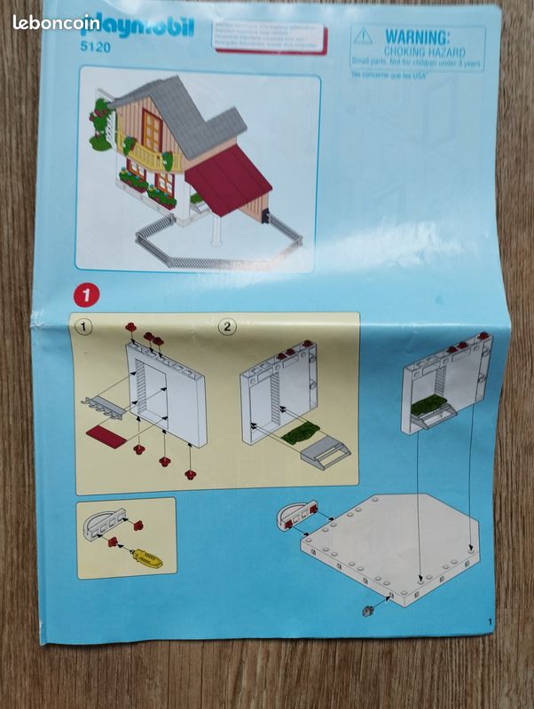 PLAYMOBIL 5120 Maraîchage - Boîte Complète - Ferme Et Jardiniers