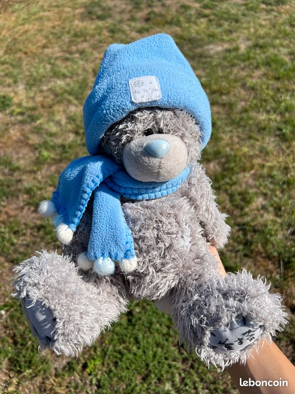 ❄️ Lot de 2 peluches Me To You oursons gris et bleu (image 10)